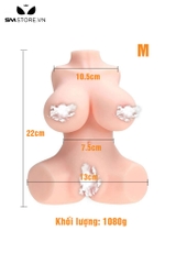 SMT1901 - Búp bê tình dục mini nửa người bằng silicon dài 16cm
