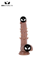 SMT932 - Dương vật giả silcion có gai siêu mềm và đế dính tường