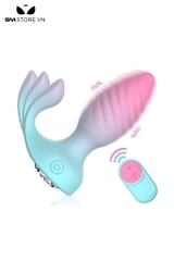 SMT2286 - Máy rung hậu môn xanh hồng dài 11.5cm điều khiển xa