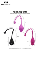 SMT4524 - Bóng tập kegel silicon co giãn thiết kế giọt nước thuôn nhỏ