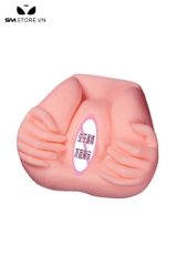 SMT1685 - Khuân mông có âm đạo giả họa tiết bàn tay dài 19cm