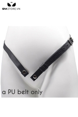 SMT2633 - Dây đeo khóa dương vật có nấc điều chỉnh da PU