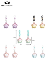 SMT3022 - Kẹp núm vú dạng thít thiết kế ngôi sao thủy trai ngọc âm