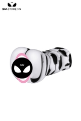 SMT3189 - Âm đạo giả silicon bò sữa dài 13.5cm có nhiều gai nổi trong