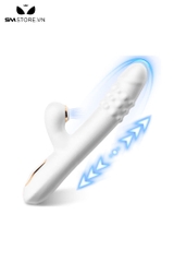 SMT2405 - Dương vật giả rung xoay thụt kết hợp tỏa nhiệt dài 21cm