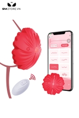 SMT2068 - Kẹp núm vú hình bông hoa có 10 chế độ rung điều khiển xa