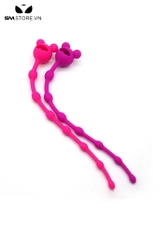 SMT1677 - Anal bead bằng silicon thiết kế đầu hình mickey dài 20cm
