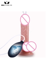 SMT2888 - Dương vật giả bắn tinh dính tường bơm tay dài 18.8cm