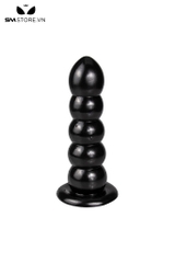 SMT1776 - Anal bead silicon mềm dẻo đế dính tường dài 19cm
