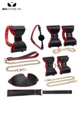 SMT1598 - Set đồ 8 món cố định tư thế chất liệu da PU và thép không gỉ