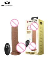 SMT2763 - Dương vật giả rung thụt Pretty Love điều khiển từ xa dài 115mm
