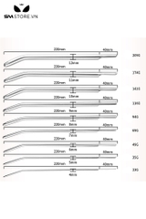 SMT2202 - Que niệu đạo sounding inox cao cấp không gỉ với 9 size