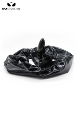 SMT963 - Phích cắm hậu môn silicon dài 9cm có quần da PU