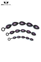 SMT1605 - Anal beads 5 tầng hạt rỗng chất liệu silicon mềm dẻo