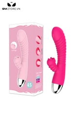 SMT2794 - Máy rung 2 đầu vân ngang có lưỡi liếm sạc điện