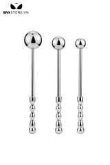 SMT2847 - Đồ chơi hậu môn anal long với chuỗi hạt inox không gì