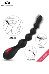 SMT1472 - Que rung hậu môn chất liệu silicon mềm dẻo dài 21cm