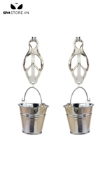 SMT1670 - Kẹp núm vú mix xô sắt đựng chất liệu kim loại dài 19.5cm