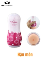 SMT1364 - Cốc thủ dâm silicon hình hậu môn âm đạo và miệng dài 18cm