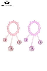 SMT1680 - Vòng đeo dương vật chống xuất tinh sớm có gai và bi