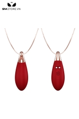 SMT2829 - Trứng rung mini đeo cổ hình con cá heo sạc điện dài 66mm