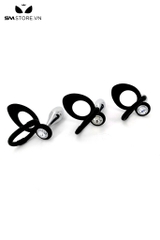 SMT2333 - Vòng đeo dương vật silicon mix phích cắm hậu môn inox