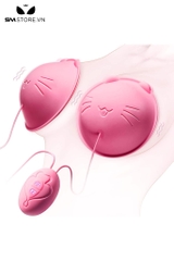 SMT2331 - Máy rung núm vú có 10 chế độ dài 9cm hình con mèo