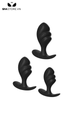 SMT2581 - Đồ chơi hậu môn hình quạt chất liệu silicon có 3 size