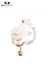 SMT2683 - Khóa dương vật bằng nhựa khủng long có chuông