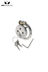 SMT864 - Khóa trinh tiết inox dùng ốc vặn để cố định chống thoát