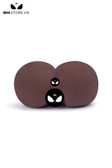 SMT2701 - Mông giả nguyên khối nâu đen dài 21cm chất liệu silicon