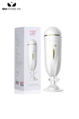 SMT2501 - Cốc thủ dâm gắn tường silicon Fox rung 7 tần số dài 256mm