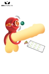 SMT2378 - Vòng đeo dương vật có lưỡi liếm điều khiển xa sạc điện