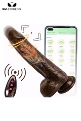 SMT2279 - Dương vật giả Châu Phi rung thụt điều khiển từ xa dài 21.5cm