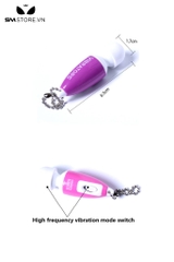 SMT462 - Chày rung mini bỏ túi có móc khóa dài 10.5 cm