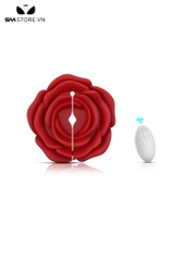 SMT1160 - Hút núm vú bông hoa hồng có 10 chế độ rung dài 5.9cm