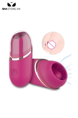 SMT1549 - Máy rung âm vật mini silicon có 9 chế độ sạc điện dài 8.3cm