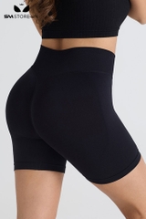 SMS508 - quần legging đùi tập gym yoga nữ polyester co giãn thoáng khí tốt