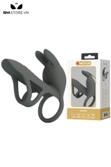 SMT2771 - Vòng rung tai thỏ đeo dương vật với 7 tần số dài 105mm