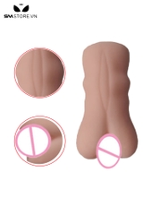 SMT2909 - Âm đạo giả có khuân đảo ngược dài 15cm chất liệu silicon