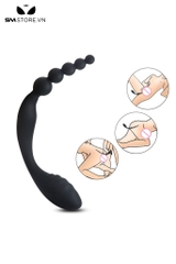 SMT1668 - Đồ chơi hậu môn silicon 2 đầu chuỗi anal beads dài 21cm