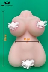 SMT442 - Búp bê tình dục bán thân silicon có âm đạo và 5 kích cỡ