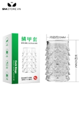 SMT2703 - Vòng đeo dương vật trong suốt khúc giữa dài 42mm