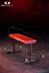 SMT879 - Bộ cố định tư thế BDSM có thể điều chỉnh dài 100cm có còng