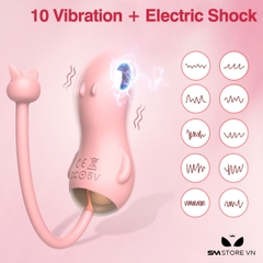 SMT1546 - Trứng rung 10 chế độ và sốc điện ngụy trang con chuột