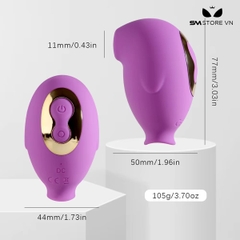 SMT2735 - Máy hút âm đạo có lưỡi liếm và 10 chế độ rung sạc điện