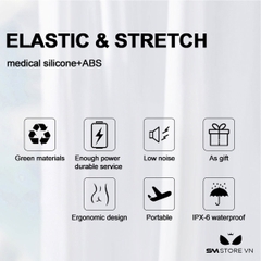 SMT1543 - Máy rung mút hút thụt silicon ngụy trang cây búa dài 23cm