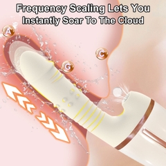 SMT2736 - Máy làm tình cầm tay có đế để tường rung hút 10 tần số