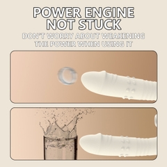 SMT2736 - Máy làm tình cầm tay có đế để tường rung hút 10 tần số