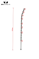 SMT2209 - Que niệu đạo sounding inox dạng chuỗi hạt dài 26cm